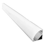 Perfil De Canto Branco 10 18mm Alumínio 3m E Acabamentos