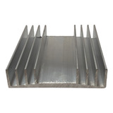 Perfil Dissipador Calor Aluminio Largura 8 62cm C 10cm