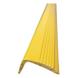 Perfil Pvc Cantoneira Degrau Amarelo Kit 9 Barras