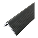 Perfil Pvc Cantoneira Degrau Preto