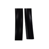 Perfil T 16mm Preta Com Abas Pvc 20mts Para Mdf 15mm