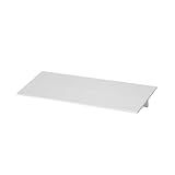 Perfil T 45mm Em Alumínio Para Piso Laminado Homeney Branco 1m