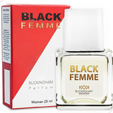 Perfume Black Femme Edp Buckingham Intense 25ml Importado Feminino Ricardo Bortoletto 48hrs De Fixação Original