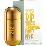 Perfume Importado Feminino 212 Vip Edp 50ml - Carolina Herrera - 100% Original Lacrado Com Selo Adipec E Nota Fiscal Pronta Entrega