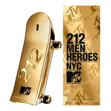 Perfume Importado Masculino 212 Heroes Men Mtv Edt 90ml Carolina Herrera 100 Original Lacrado Com Selo Adipec E Nota Fiscal Pronta Entrega