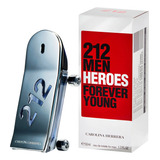 Perfume Importado Masculino 212 Men Heroes Edt 50ml Carolina Herrera 100 Original Lacrado Com Selo Adipec E Nota Fiscal Pronta Entrega