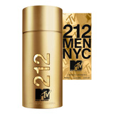 Perfume Importado Masculino 212 Nyc Men Mtv Edition De Carolina Herrera Edt 100ml Original Selo Adipec