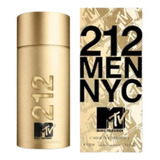 Perfume Importado Masculino 212 Nyc Men Mtv Edt 100ml Carolina Herrera 100 Original Lacrado Com Selo Adipec E Nota Fiscal Pronta Entrega