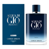 Perfume Importado Masculino Acqua Di Gio Profondo Parfum 200ml - Giorgio Armani - 100% Original Lacrado Com Selo Adipec E Nota Fiscal Pronta Entrega