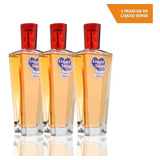 Perfume Liquid Sense 100ml 3 Frascos Gotas Mágicas