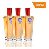 Perfume Liquid Sense 100ml 3 Frascos Gotas Mágicas
