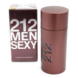 Perfume Masculino Carolina Herrera 212 Men Sexy Eau De Toilette 100ml