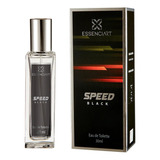 Perfume Masculino Speed Black Edt 30ml Essenciart Leve Sempre Com Você Para Reaplicar Várias Vezes