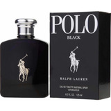 Perfume Polo Black 125ml Eau De Toilette + Amosra