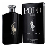 Perfume Polo Black 200ml Eau De Toilette 100% Original