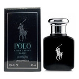 Perfume Polo Black 40 Ml - Lacrado - Selo Adipec