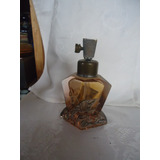 Perfumeiro Antigo De Cristal Rosa Vidro De Perfume
