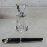 Perfumeiro Cristal Antigo Na Caixa Raro 50ml 11x4x4cm 300g
