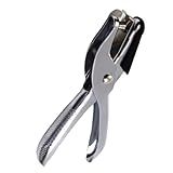 Perfurador Furador Papel Alicate Em Metal Aço Resistente 1 Furo Scrapbook