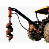 Perfurador Solo Trado Trator Massey John Derre Com Broca