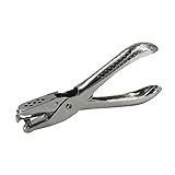 Perfurador Um Furo Metal Leonora Prata