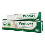 Periovet Gel Pasta Dente Higiene Bucal Cães Gatos Vetnil 25g