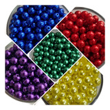 Pérola 6mm Kit 1000 Peças Em 10 Cores