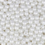 Perola Abs 8mm Pacote 500g Com Furo Perolas Varias Cores