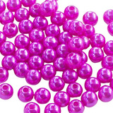 Pérola Inteira Abs 8mm 2 000 Peças Pink 500g