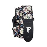 Perris Leathers TWS-6802 A Esperança Coleção De Guitarras De Alças- Black Sugar Skulls