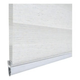 Persiana Rolo Duplo Tecido Zebra Linho 160 l X 160 a Double Vision C Bandô E Kit Instalação
