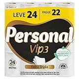 Personal Papel Higiênico Vip Folha Tripla- 24 Rolos De 20M