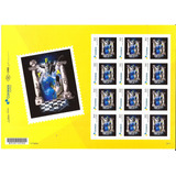 Personalizado Maçonaria Colunas Folha Nova Com 12 Selos