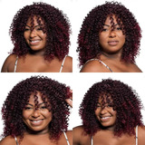 Peruca 100 Orgânica Idêntica Ao Cabelo Humano Brinde