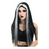 Peruca Bruxa Morticia Longa