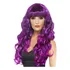 Peruca Cabelo Comprido Encaracolado Acessório Carnaval 