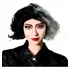 Peruca Cruella Curta Preto Verde 101 Dálmatas Folia Carnaval Cor Preto E Verde