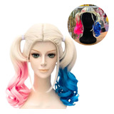 Peruca Da Alerquina Infantil Meninas Halloween Carnaval