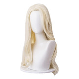 Peruca De Cabelo Loiro Comprido Frozen2 Movie Elsa Cosplay
