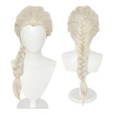 Peruca Elsa Frozen 1 Adulto Profissional Pronta Entrega