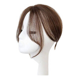 Peruca Franja Longa 30 Cm Liso Cabelo Humano