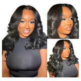 Peruca Front Lace Cabelo Ondulada Tela Hd Fibra Premium