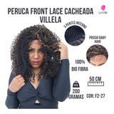 Peruca Front Lace Cacheada Afro