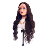 Peruca Front Lace Hd Cabelo Humano Orelha A Orelha 75cm