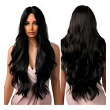 Peruca Lace Wig Identica Cabelo Humano Sem Franja Ondulada