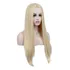 Peruca Liso Longa Loiro Cosplay 80 Cm Promoção