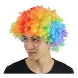 Peruca Longa Colorida Festa Fantasia Cosplay Carnaval Luxo