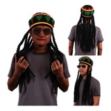 Peruca Reggae Touca Gorro Bob Marley