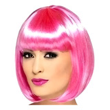 Peruca Rosa Pink Cosplay Geek Pin Up Barbie