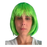 Peruca Verde Curta Fantasia